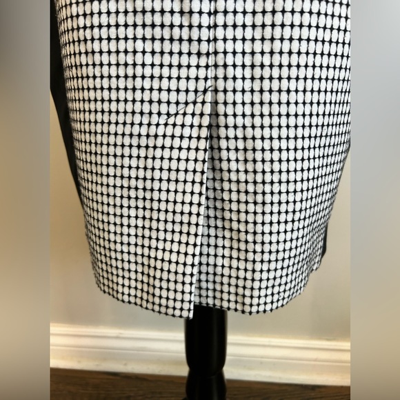 DOROTHY PERKINS Dogtooth Women's Black and White Pencil Dress Size 10 - Picture 6 of 9